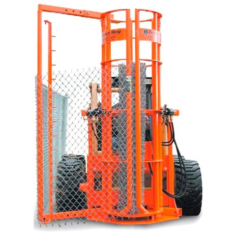 Fence Hog Mini Skid Steer Fence Installer 